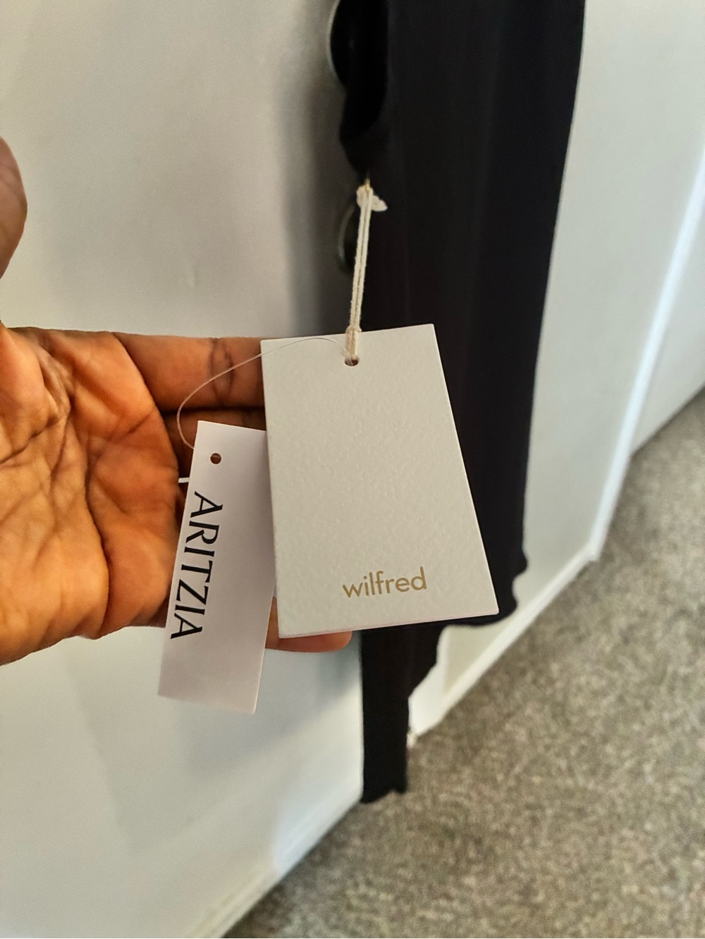 Aritzia Wilfred Black Garment with Brand Tags
